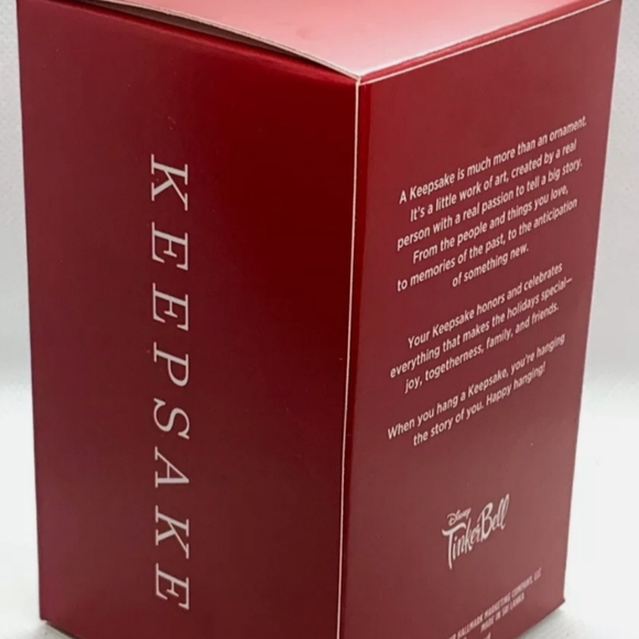 2020 Hallmark Keepsake Ornament HTF Tink's Rain Check Peter Pan New in Box - Picture 2 of 4